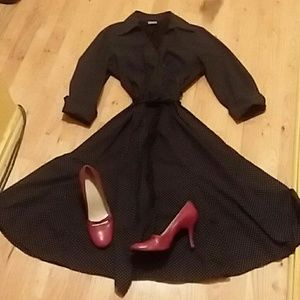 Rabbit Rabbit Rabbit Design polka dot dress